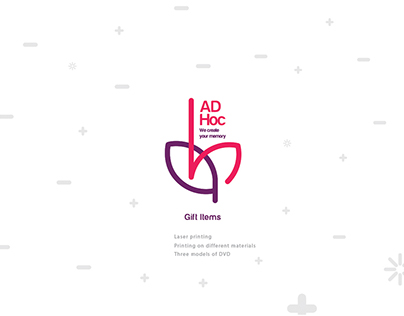Logo design for ad hoc for gift item