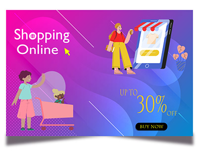 Online Shopping banner