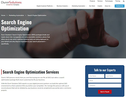 SEO Offering for Dunn Solutions Group