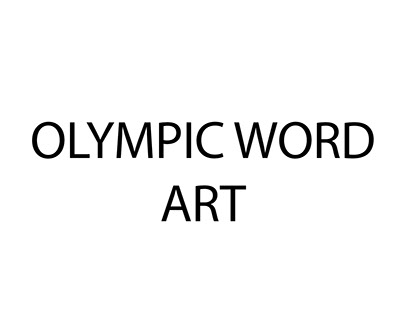 Olympic Word Art