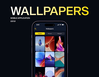 Project thumbnail - Wallpapers mobile application