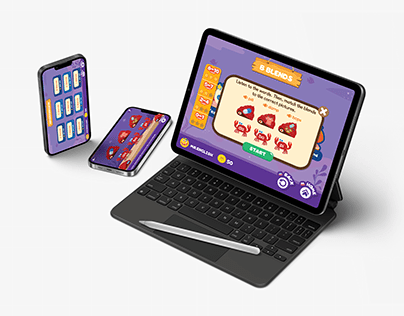 | UI Design | English & Phonics Learning Game for Child