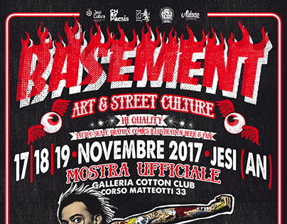 Poster for "Basement - Art & Street Culture Festival"