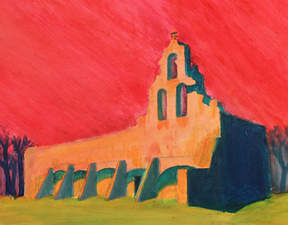 Untitled Painting of the Misson San Juan