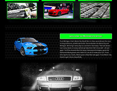 Motorcity Details Web templete design