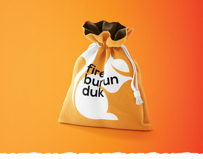 Fire Burunduk — Logo Concept Made Of Circles