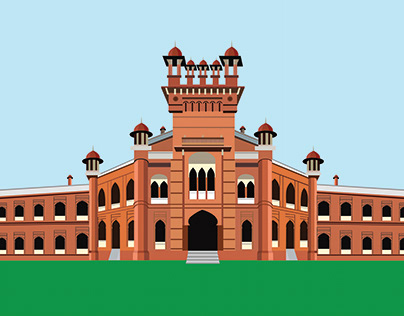 Dhaka University Illustration