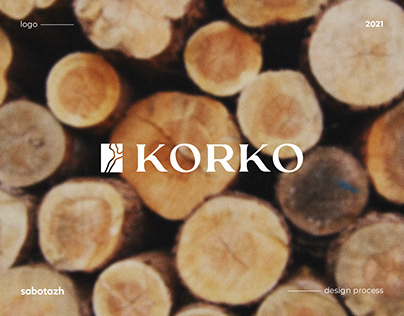 korko - logo design process