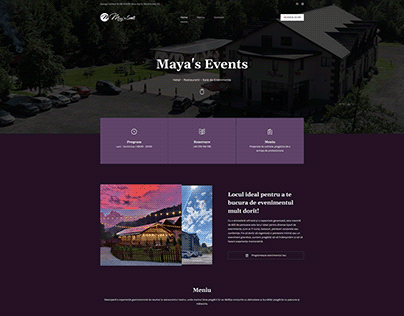 Project thumbnail - Wordpress - Maya's Events