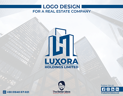 Logo Design | Luxora Holdings Limited | Real Estate