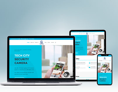 Website Design - Tech City Security Camera