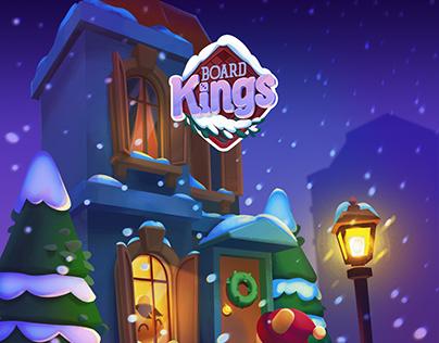 Board Kings Winter Preloader