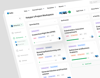 Tasky - Project Management Dashboard