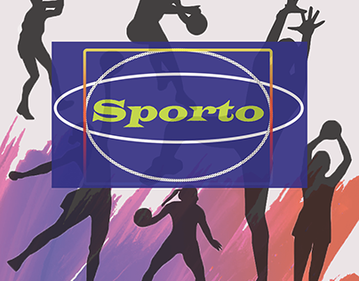Sporto Poster for sports clothes and elements