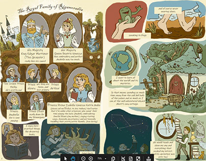 Design of a Graphic Novel, The Muddy Princess