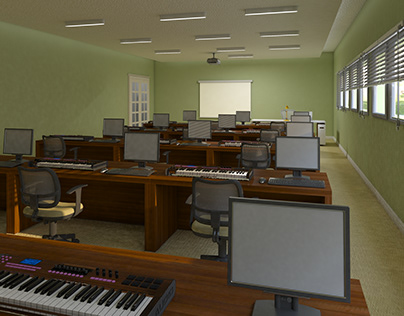 Electric piano classroom.