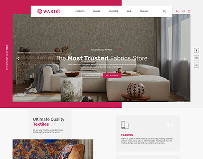 Warde store - Web design