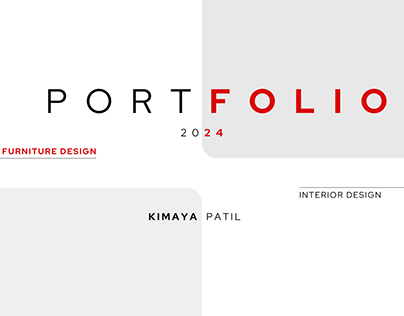 Interior and Furniture Design Portfolio | 2024