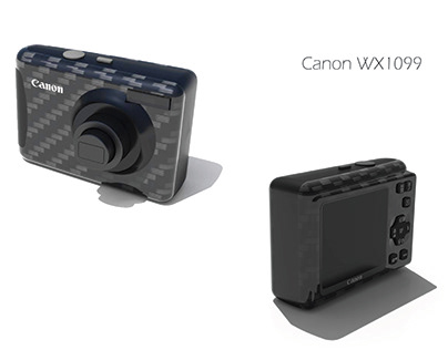 Canon camera rendering and Orthographic view.