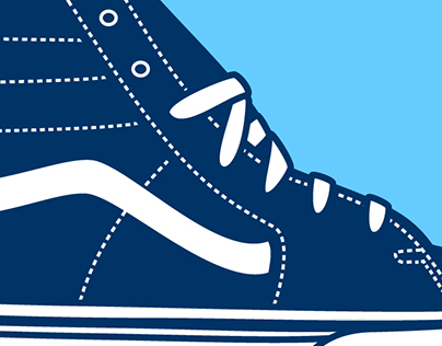 The most iconic sneakers of Vans and their infographic