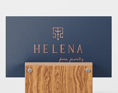 Helena Fine Jewelry branding