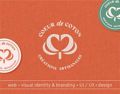 Coeur de coton : identity & web design