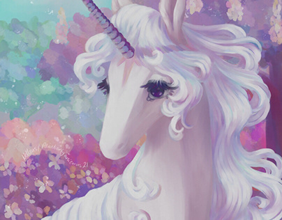 The Last Unicorn Digital Art