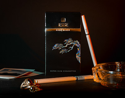 Esse Black Cigarettes | Stylised Product Photoshoot
