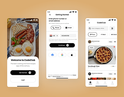 Food Recipes Mobile Application