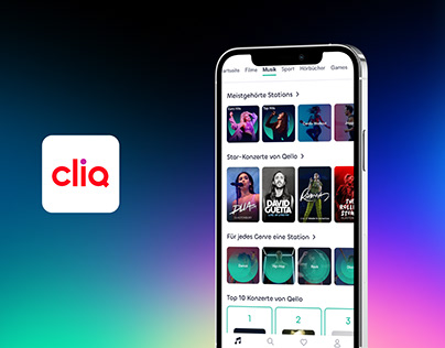 CLIQ - Music and Movie covers design