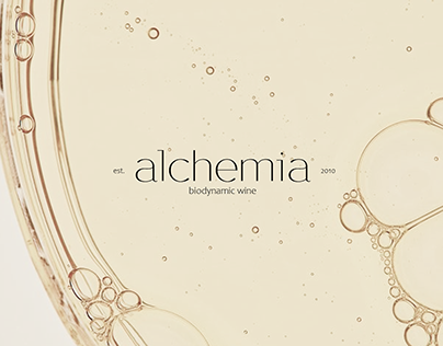 Alchemia | biodynamic wine brand identity