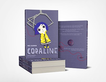 Coraline Book Cover Project :: Behance