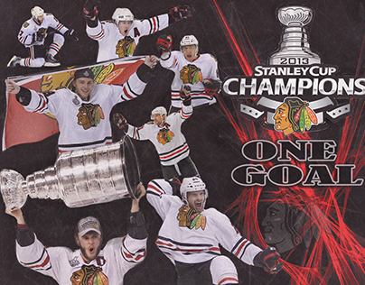 Chicago Blackhawks 2013 Stanley Cup Collage