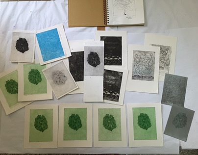 Intaglio Printmaking-Cortona, Italy (Study Abroad 2015)