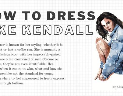 Styling - How to dress like Kendall & Zendaya