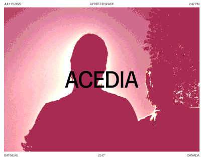 Acedia | A Free-er Space