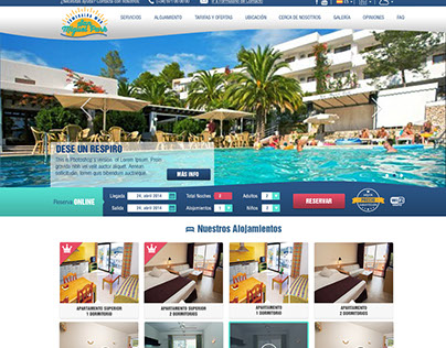 San Miguel Park Apartments mockup, Ibiza