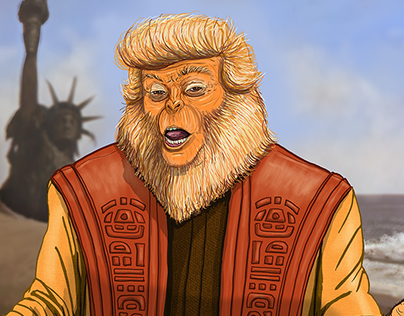 Make America Apes Again - A Trump Dr. Zaius Mashup