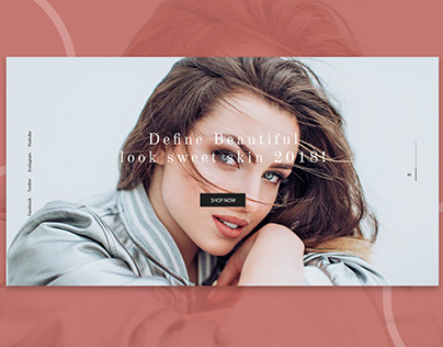 Beauty Skin Care website banner