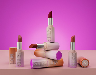 3d lipstick Product Visualization (CGI)