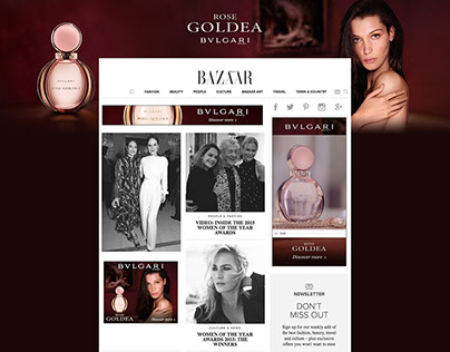 Bulgari Rose Goldea 2017 Digital Campaign