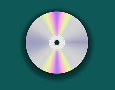 Adobe Illustrator - 3D Dvd Disk Animation