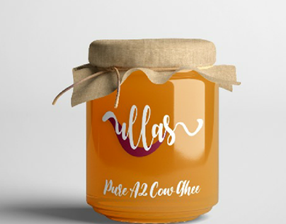 Ullas Dairy and Permaculture farm Logo  Design