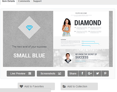 Small Blue - One Page and Multipurpose Theme
