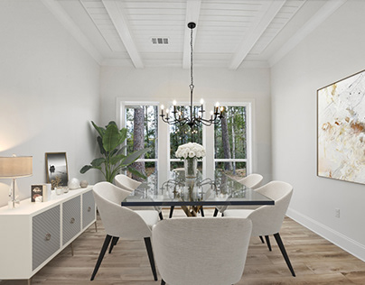 dining room virtual staging