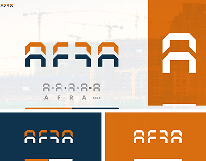 AFRA-- A Construction Company Logo
