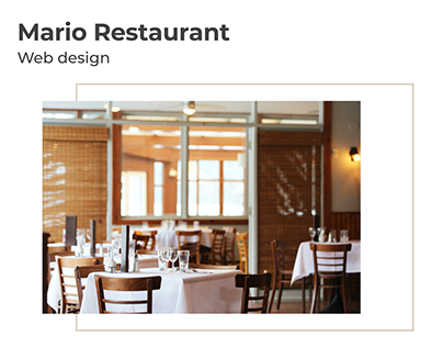 Web Design: Restaurant