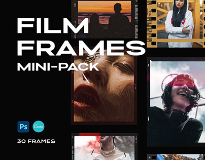 Film Frame Mockup Template Mini Pack