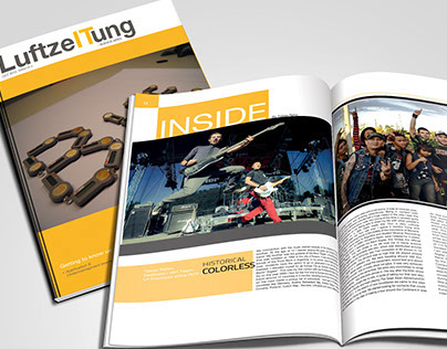 Internal magazine for Lufthansa Systems Bs. As.