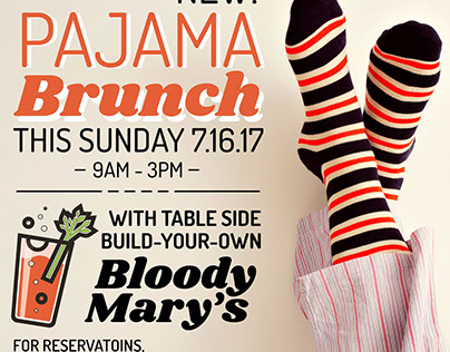 Pajama Brunch! - Social Media Graphic